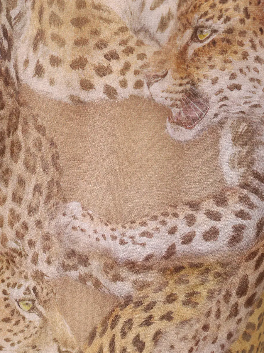 Брюки шелковые