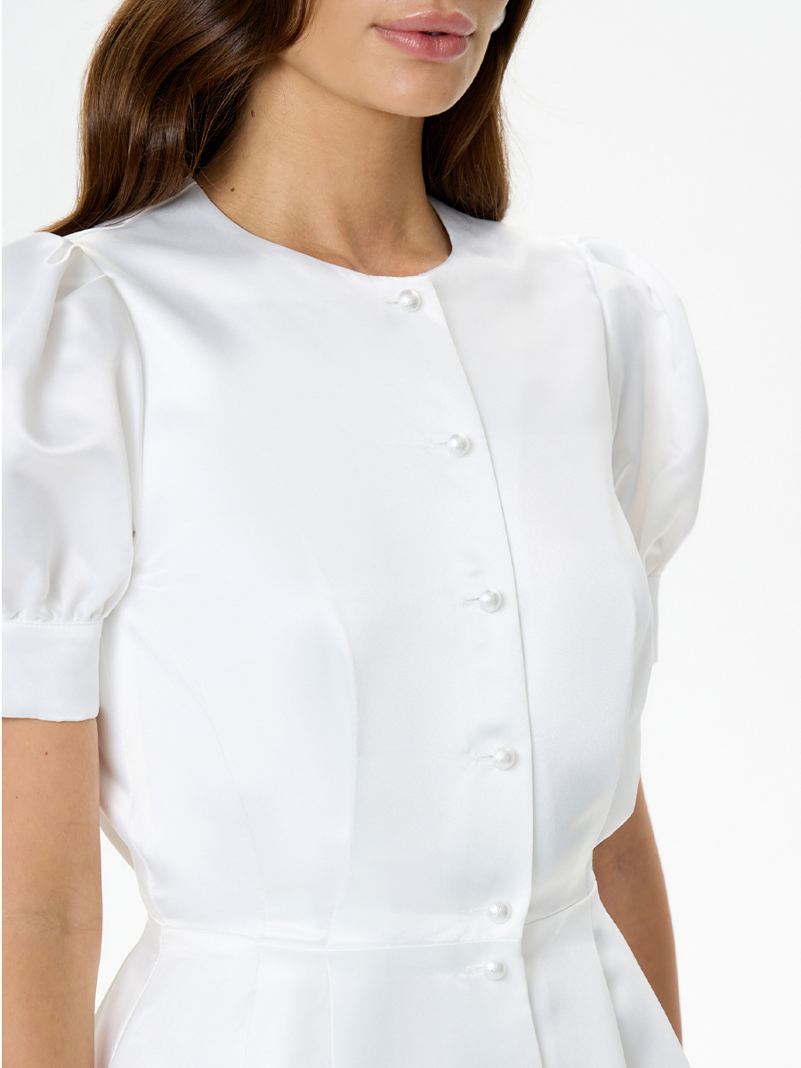 Платье атласное