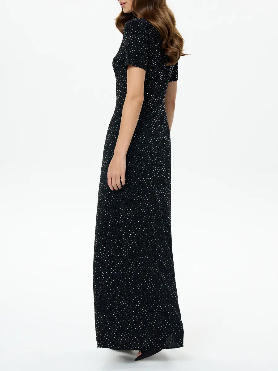 Платье со стразами