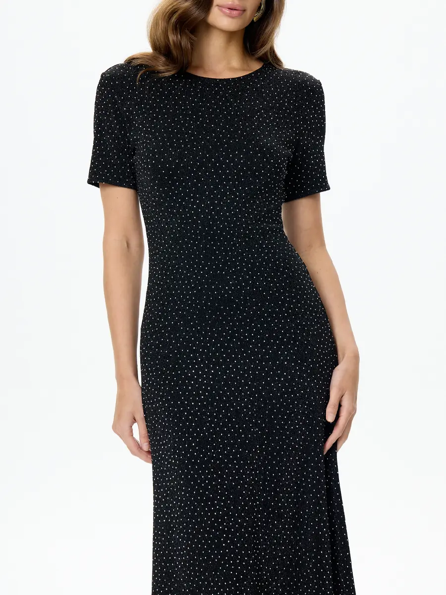 Платье со стразами