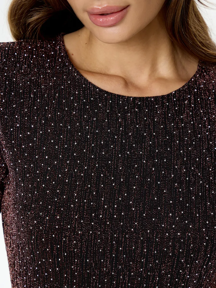 Платье со стразами