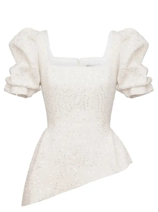 Блуза из твида POST MERIDIEM