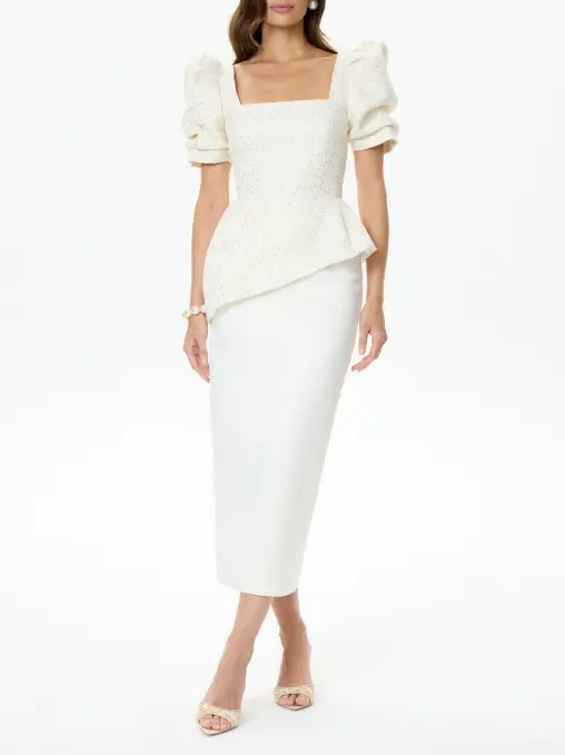 Блуза из твида POST MERIDIEM