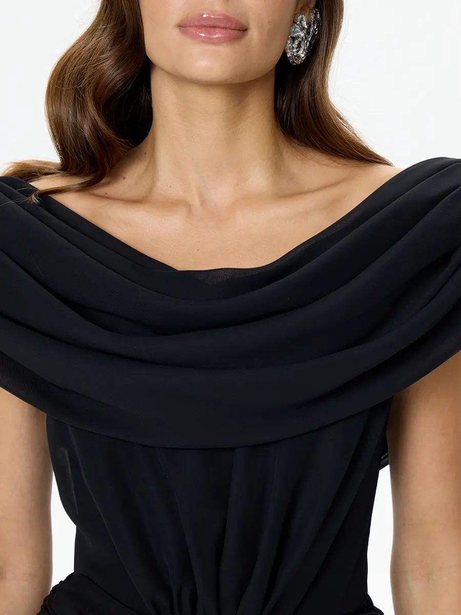 Топ с драпировкой