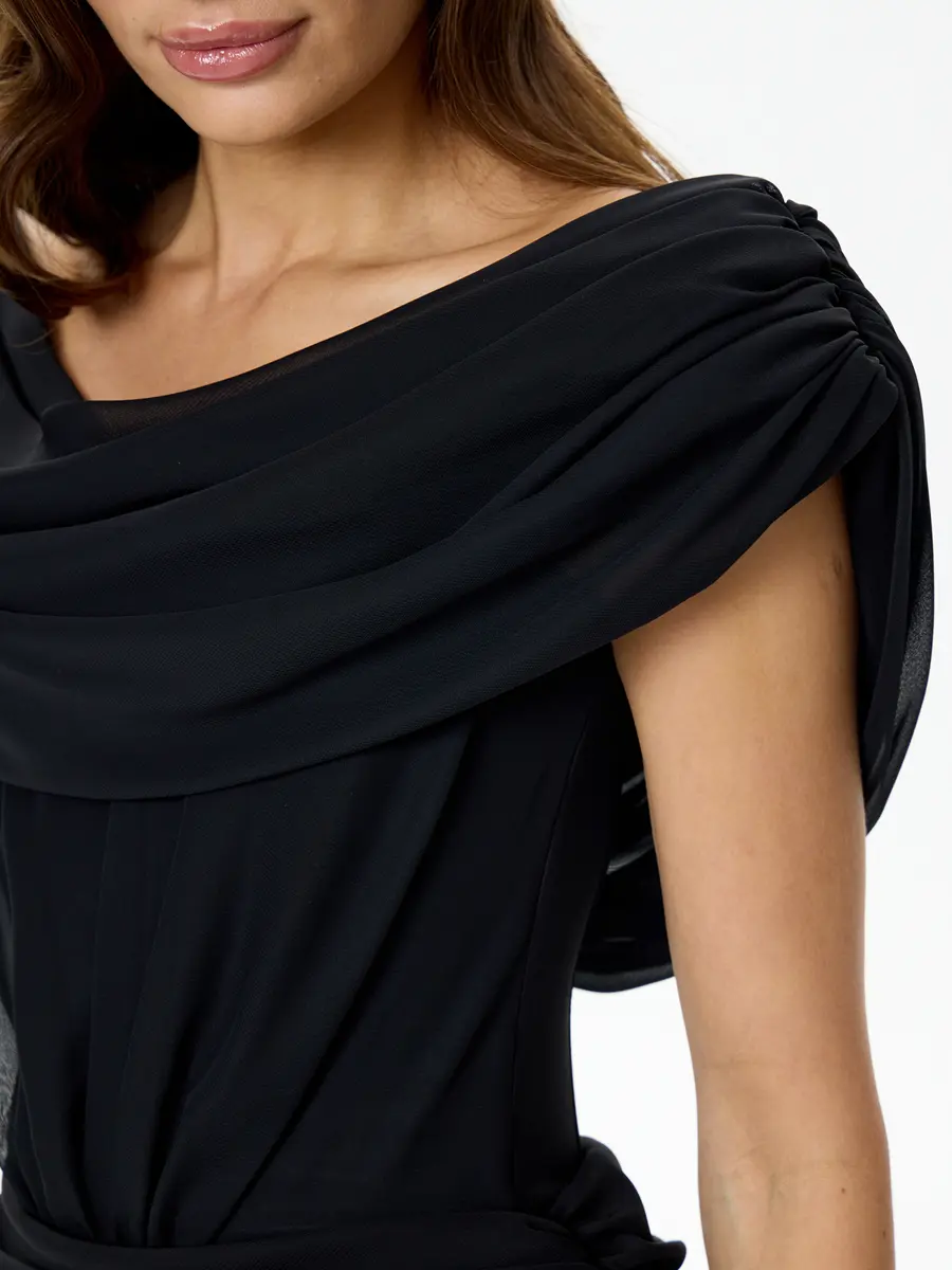 Топ с драпировкой