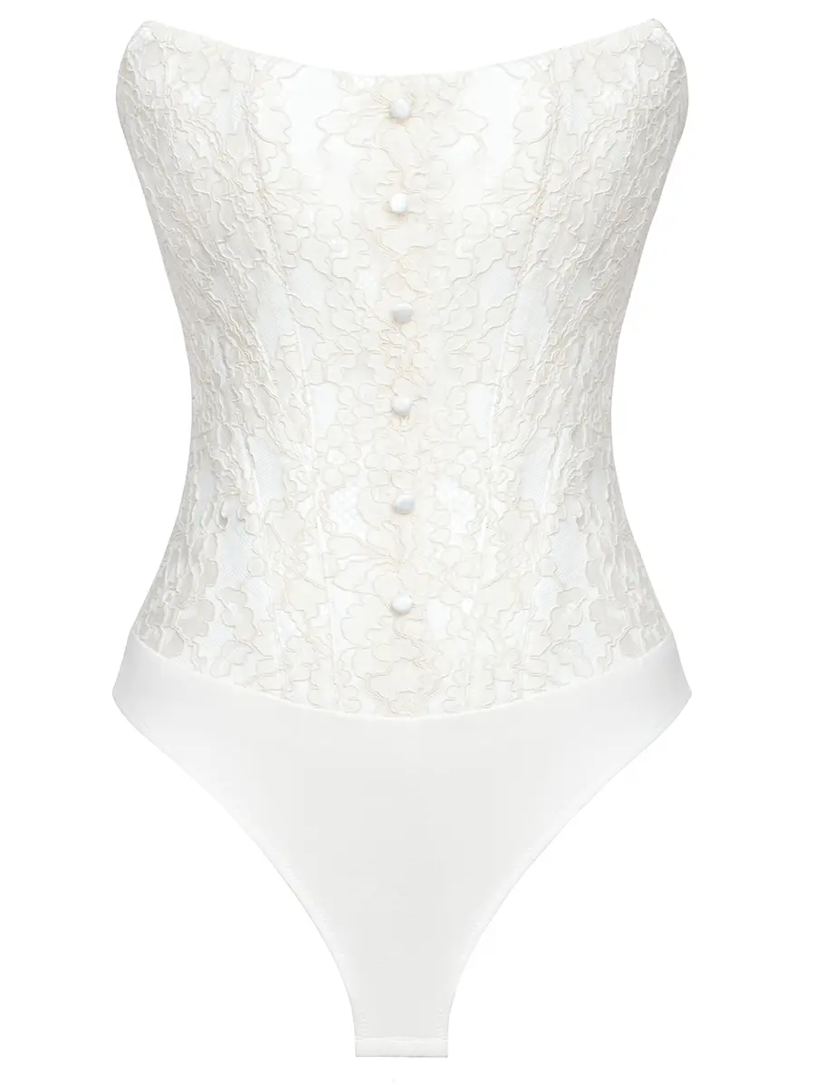 Боди корсетное из кружева