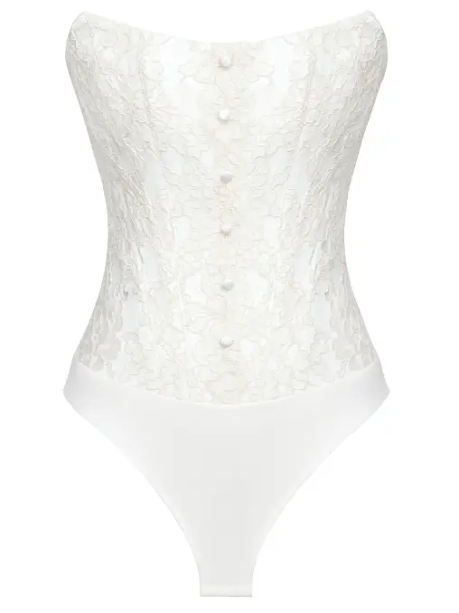 Боди корсетное из кружева POST MERIDIEM