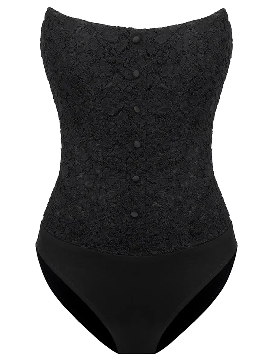 Боди корсетное из кружева
