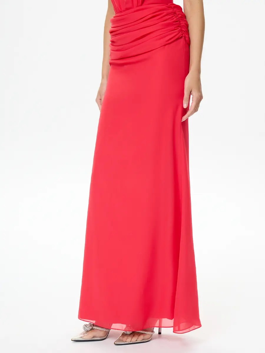 Юбка шифоновая