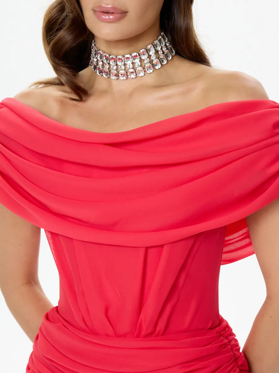 Топ с драпировкой