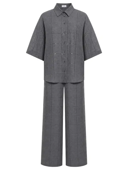 Костюм льняной BRUNELLO CUCINELLI