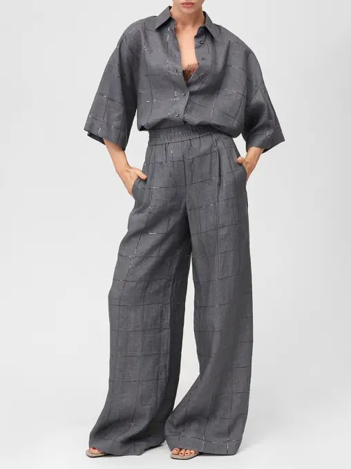 Костюм льняной BRUNELLO CUCINELLI