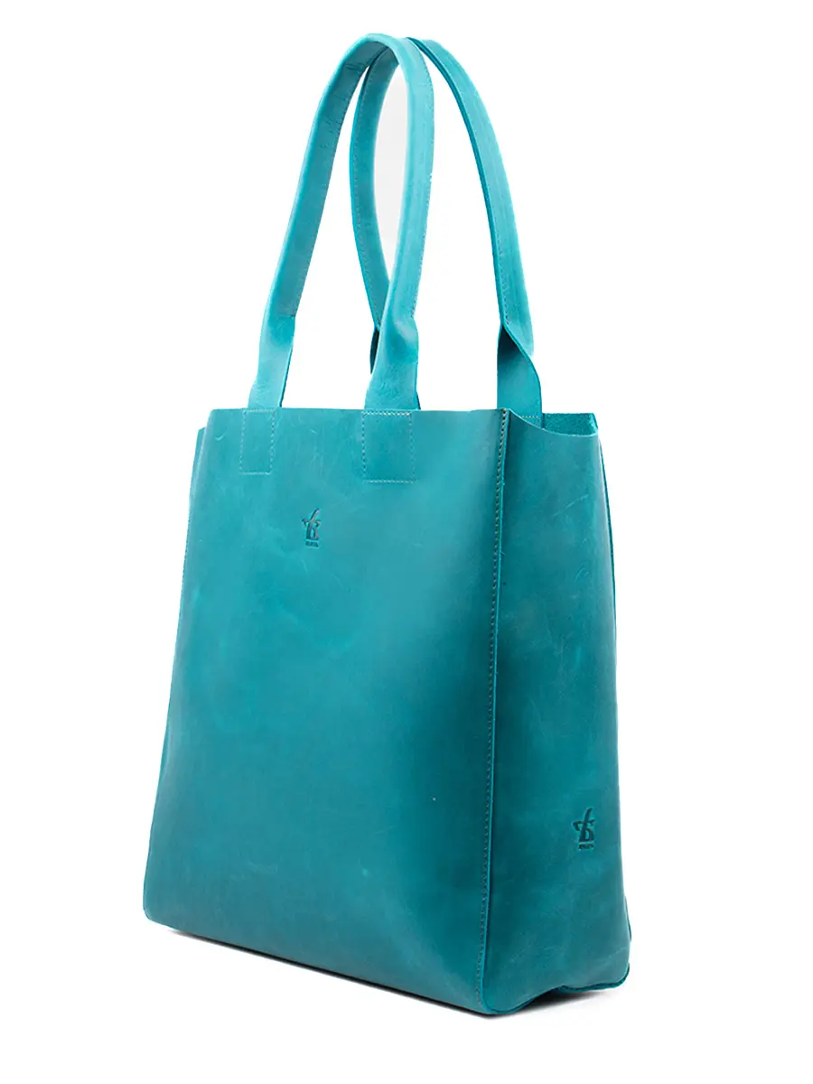 Сумка-шоппер кожаная