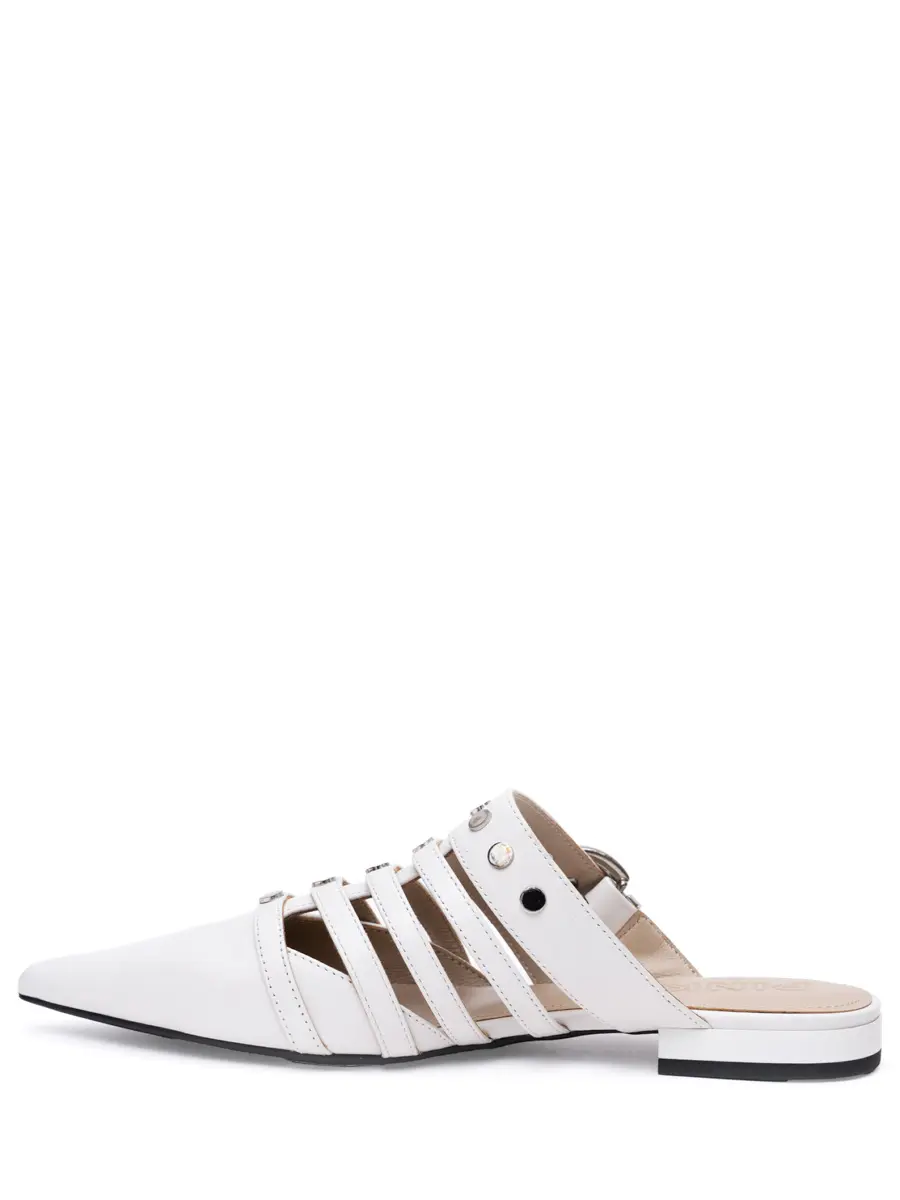 Мюли кожаные