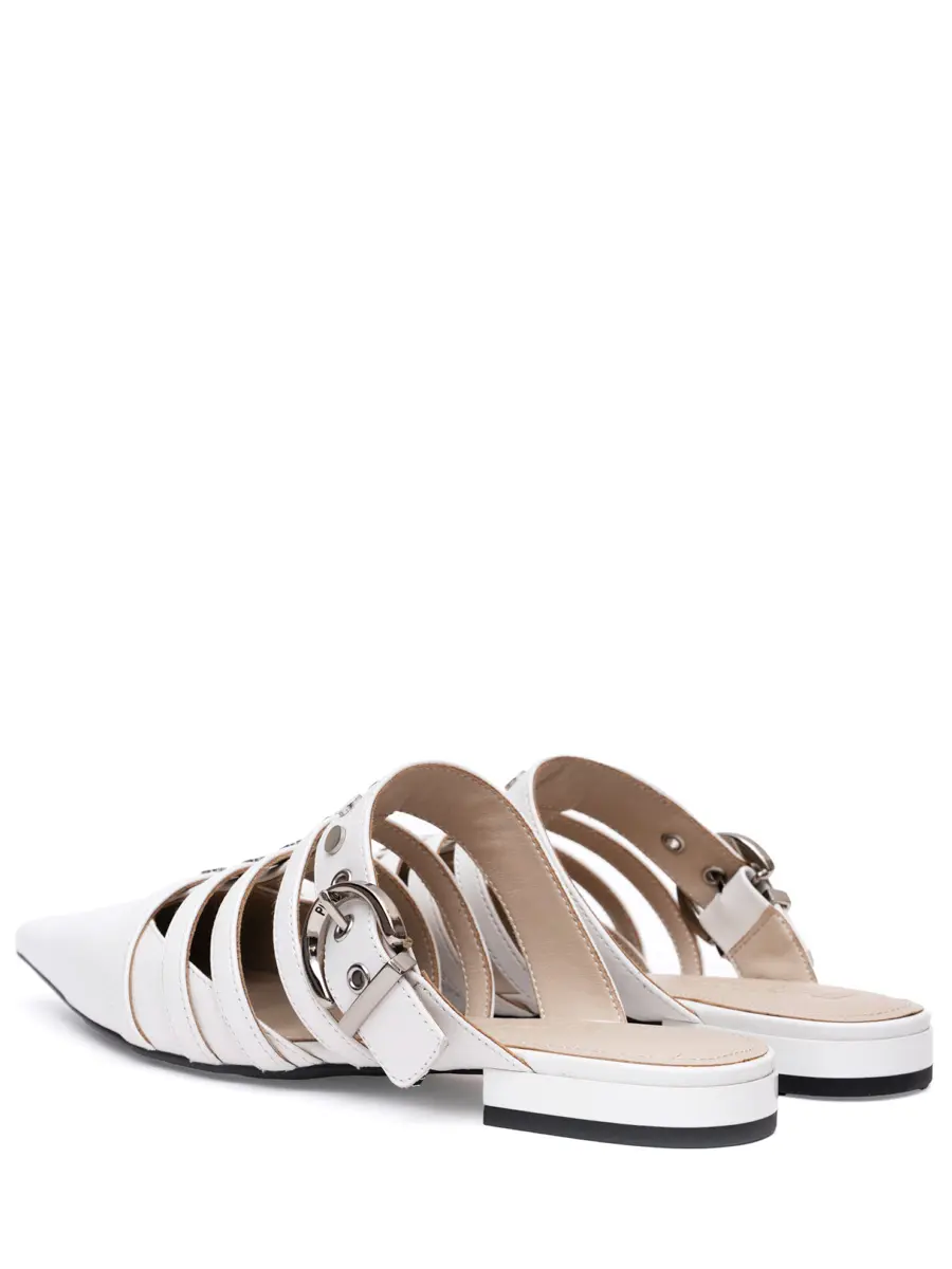 Мюли кожаные