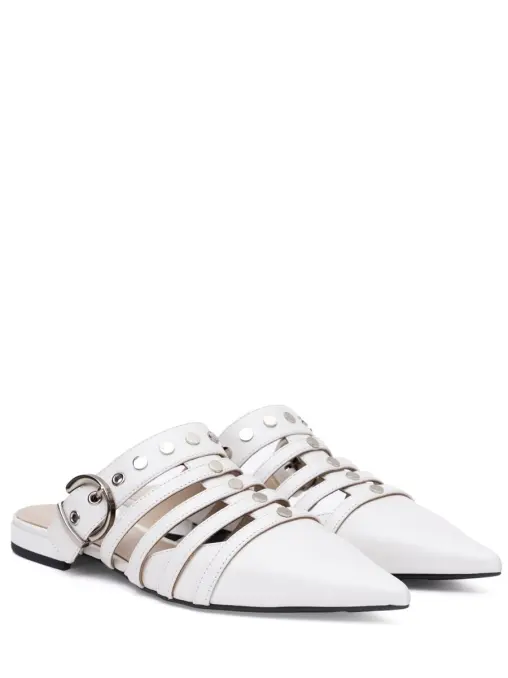 Мюли кожаные PINKO