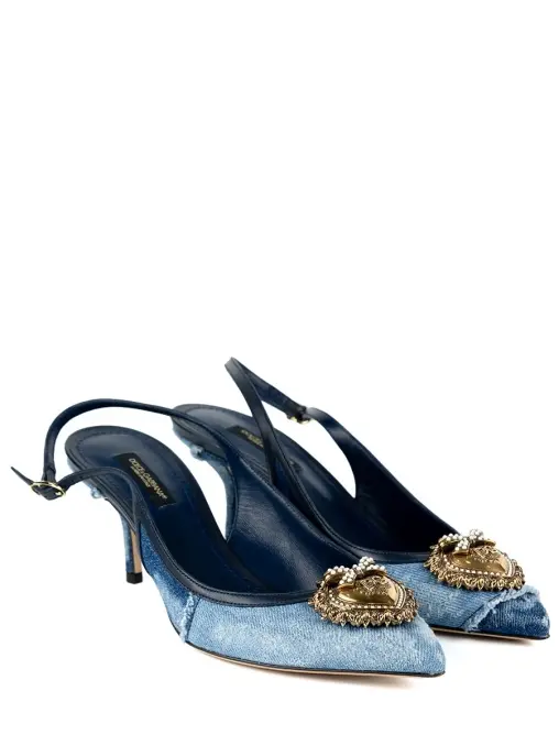 Туфли текстильные DOLCE & GABBANA
