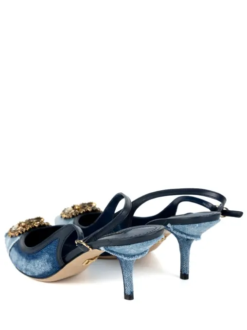 Туфли текстильные DOLCE & GABBANA