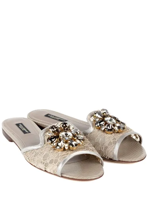 Шлепанцы тестильные DOLCE & GABBANA