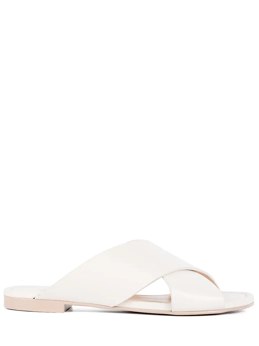 Шлепанцы кожаные