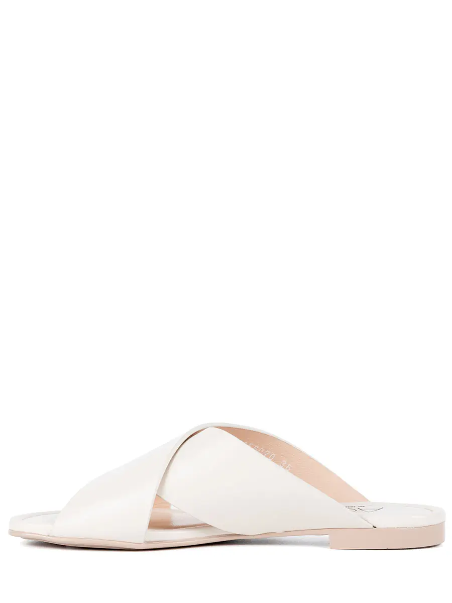 Шлепанцы кожаные