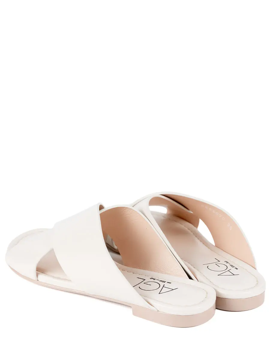 Шлепанцы кожаные