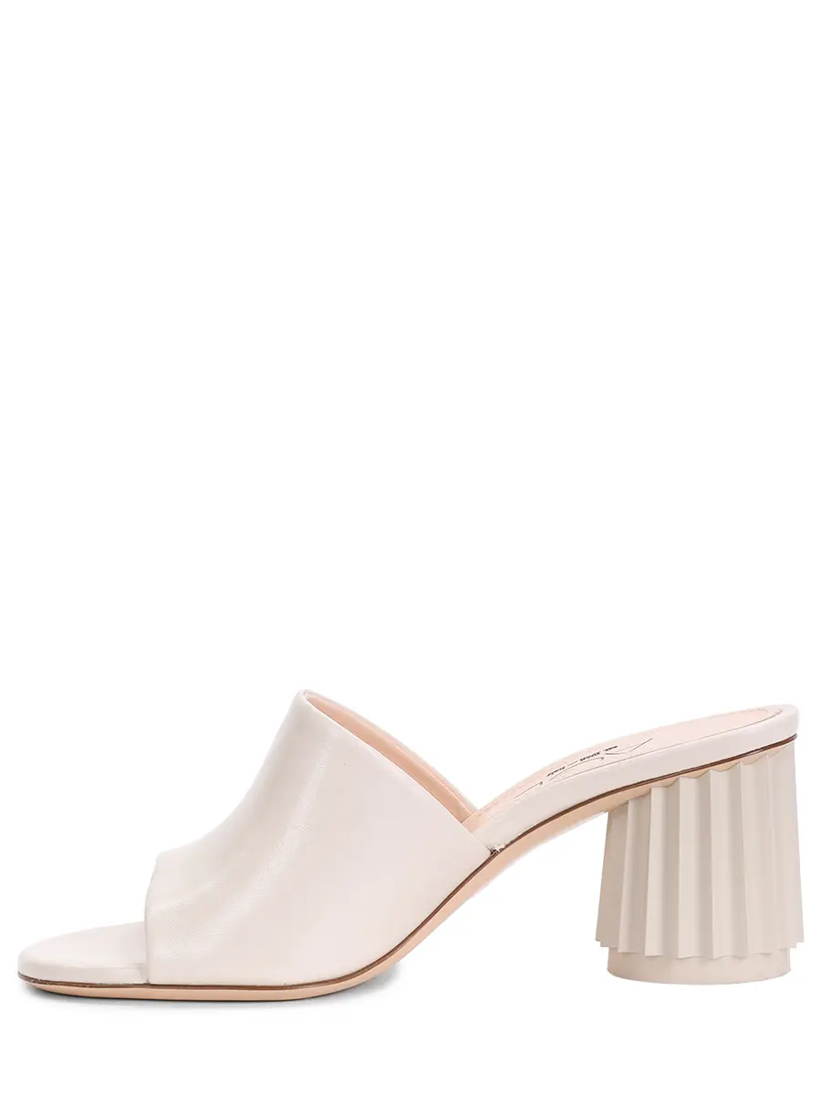 Мюли кожаные