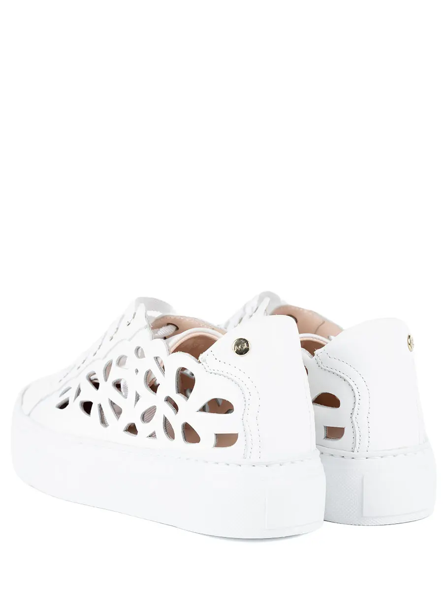 Кроссовки кожаные