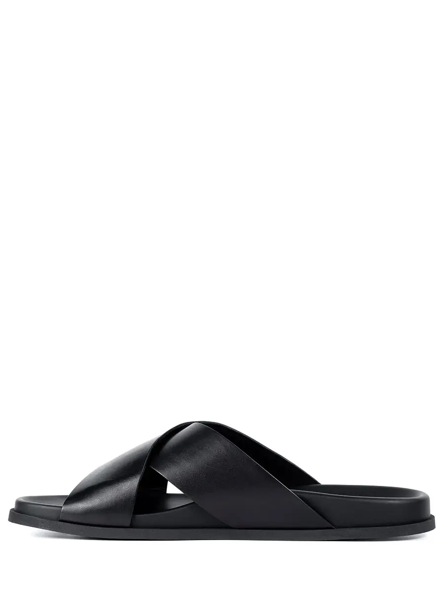 Шлепанцы кожаные