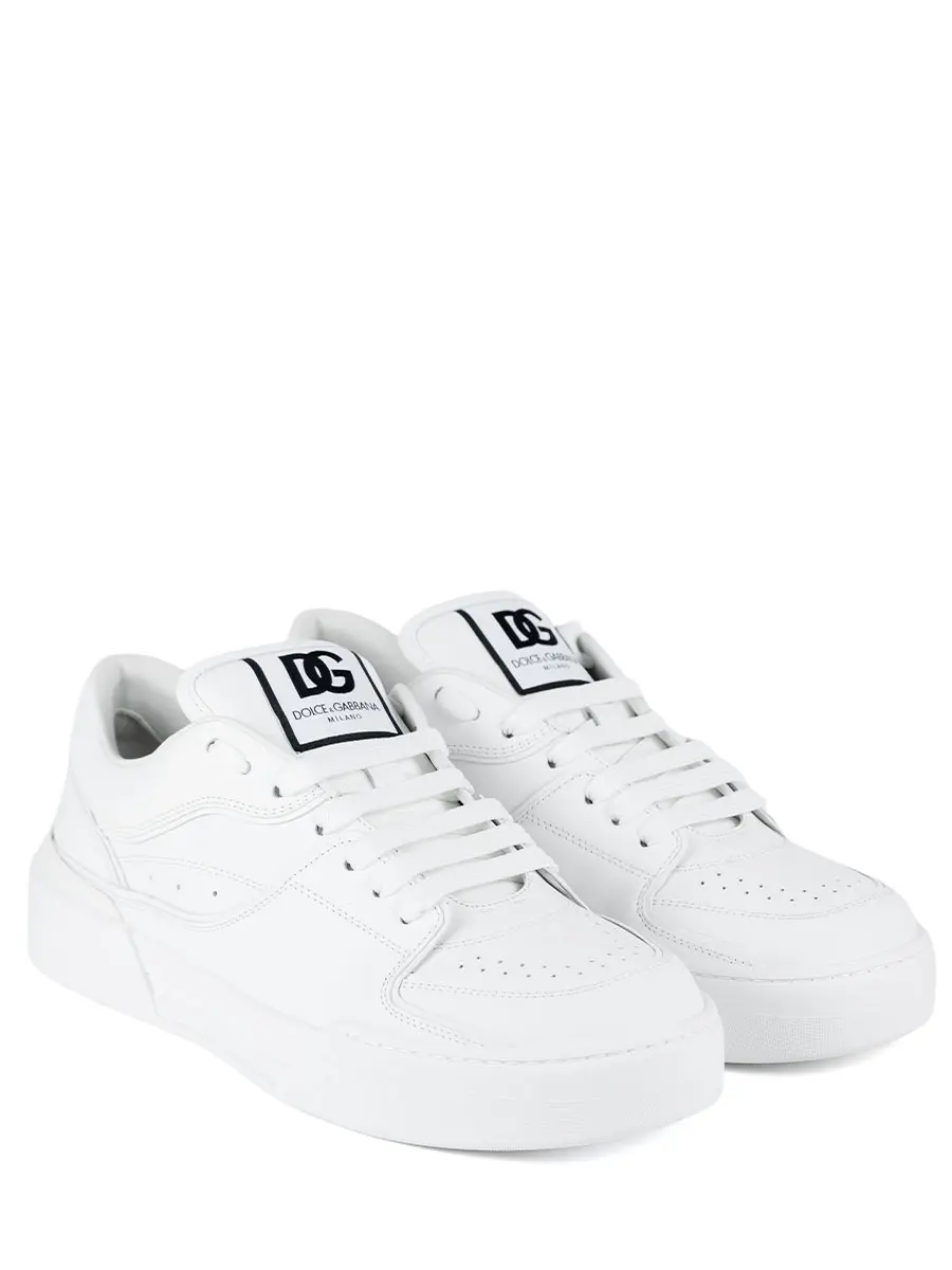 Кроссовки кожаные