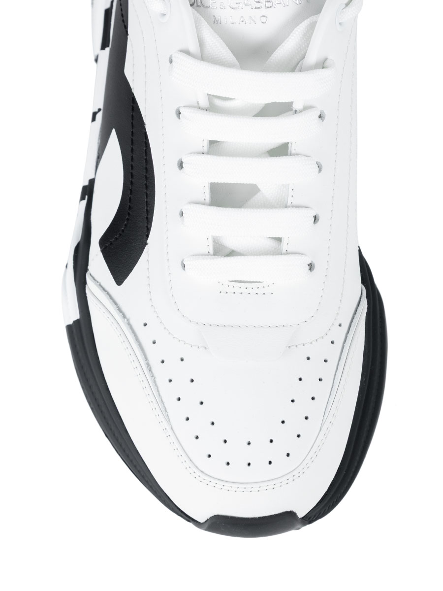 Кроссовки кожаные