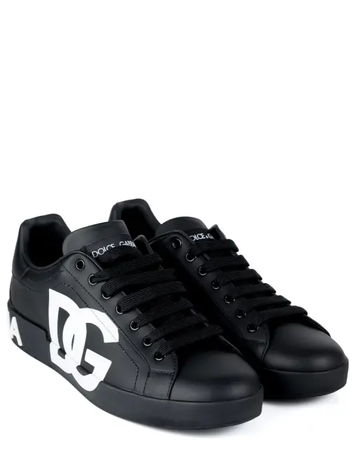 Кеды кожаные DOLCE & GABBANA