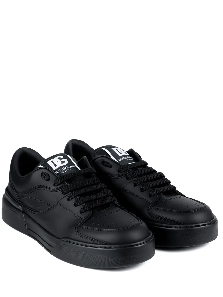 Кроссовки кожаные