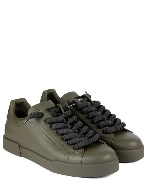 Кеды кожаные DOLCE & GABBANA