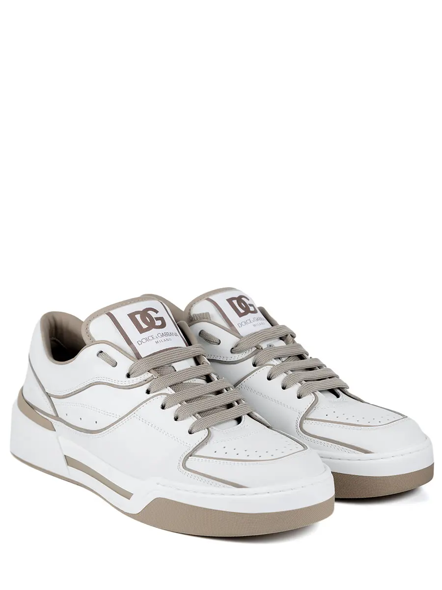 Кроссовки кожаные