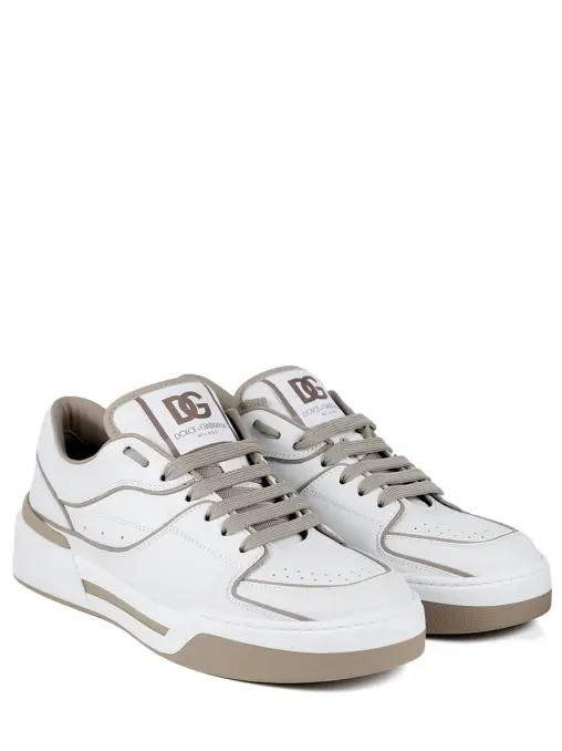 Кроссовки кожаные DOLCE & GABBANA