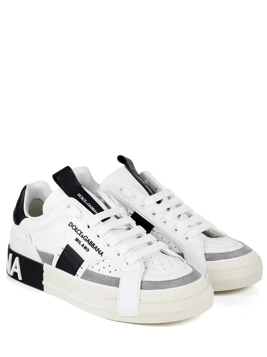 Кроссовки кожаные