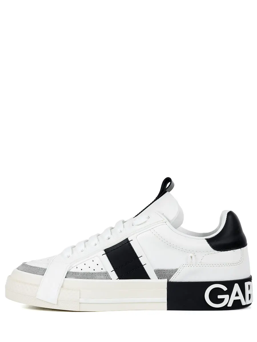 Кроссовки кожаные