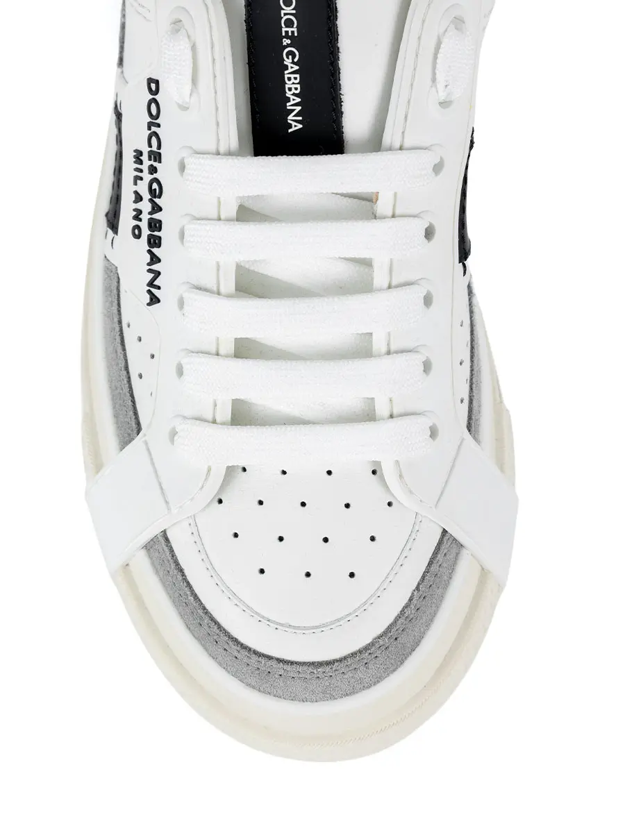 Кроссовки кожаные