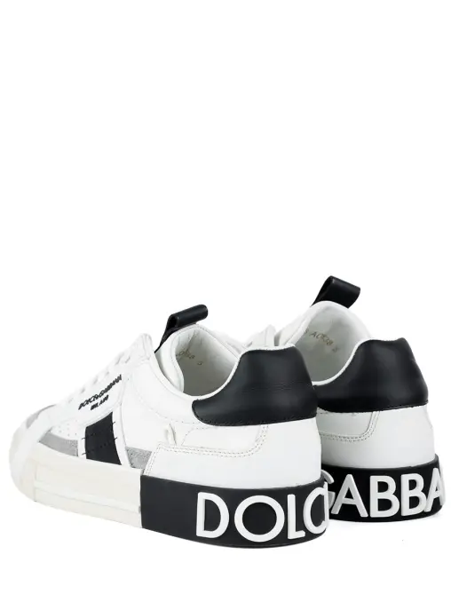 Кроссовки кожаные DOLCE & GABBANA