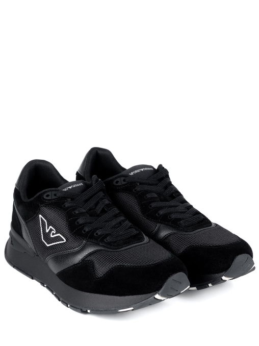 Кроссовки комбинированные EMPORIO ARMANI