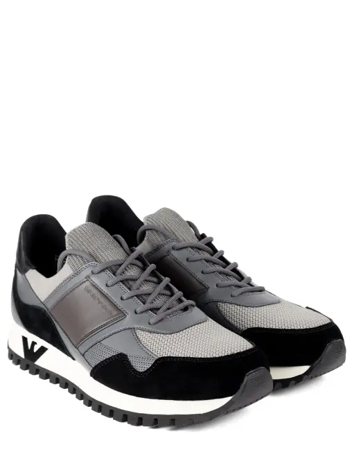 Кроссовки комбинированные EMPORIO ARMANI