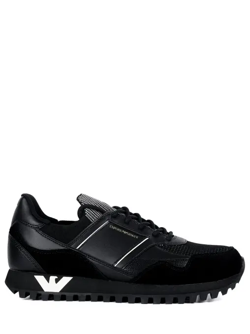 Кроссовки комбинированные EMPORIO ARMANI