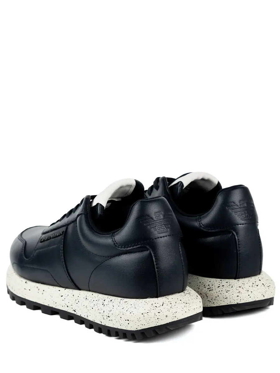 Кроссовки кожаные