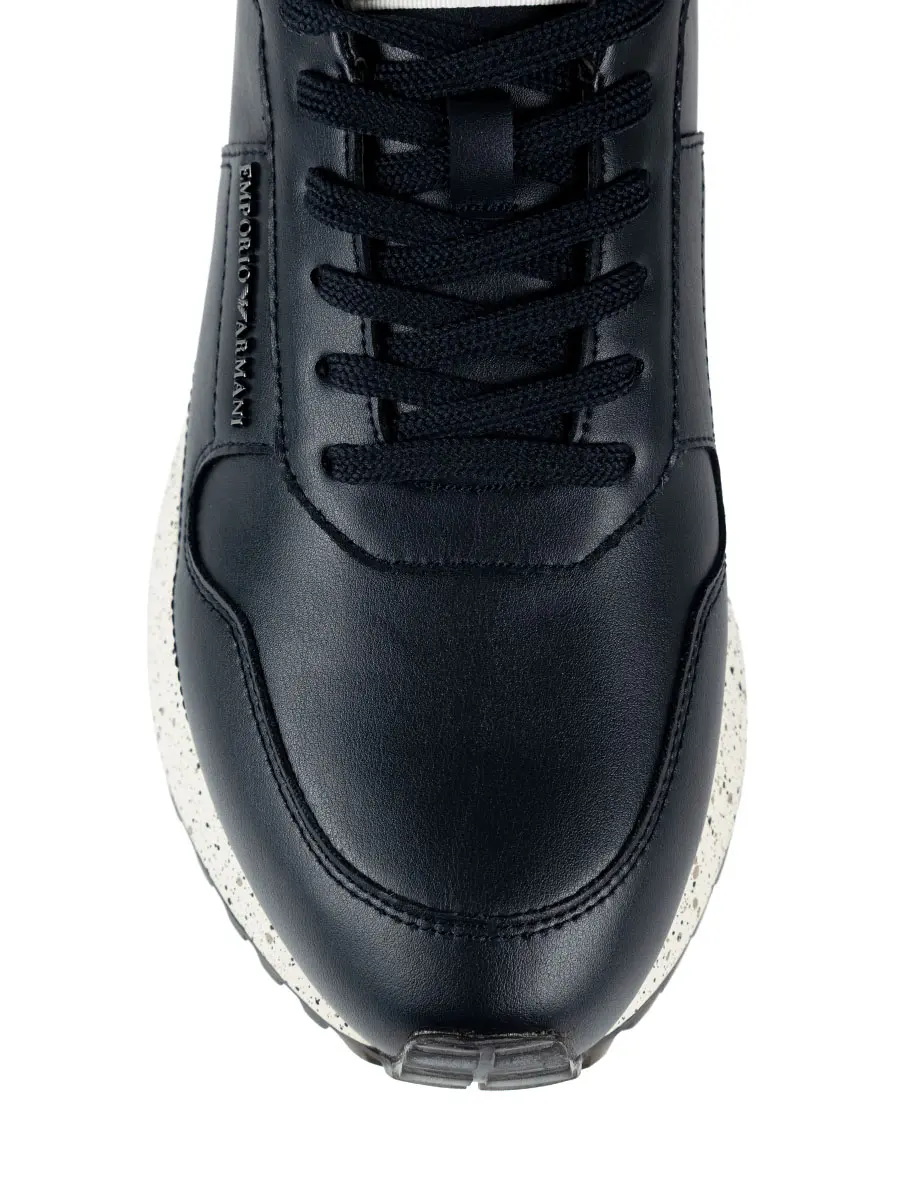 Кроссовки кожаные