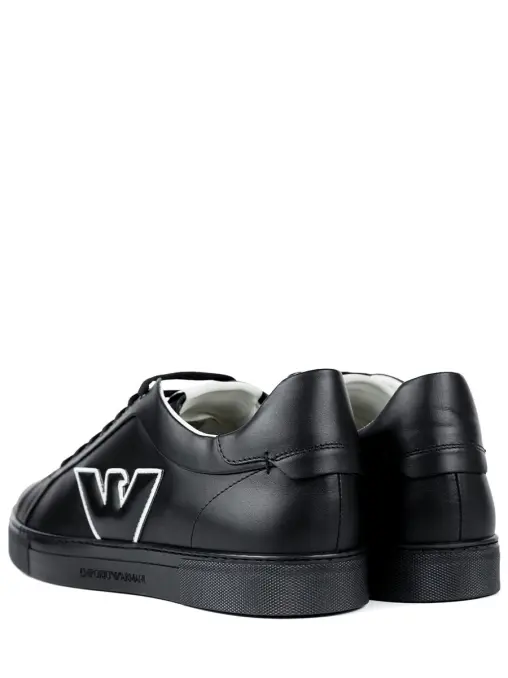 Кеды кожаные EMPORIO ARMANI