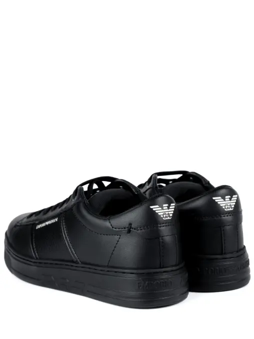Кроссовки кожаные EMPORIO ARMANI