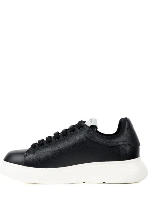 Кроссовки кожаные EMPORIO ARMANI