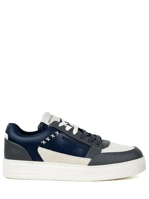 Кеды кожаные EMPORIO ARMANI