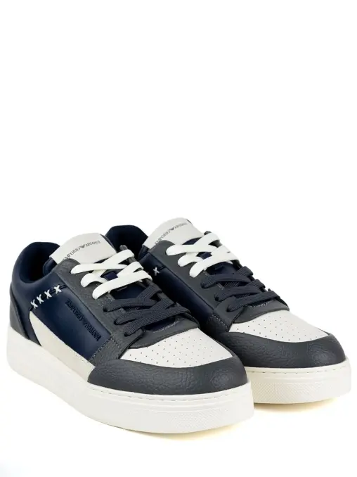 Кеды кожаные EMPORIO ARMANI